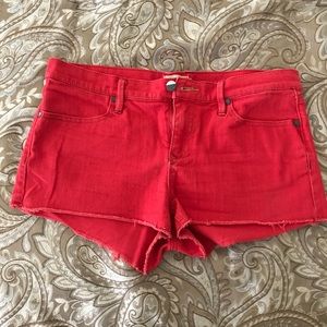 Red Roxy Shorts